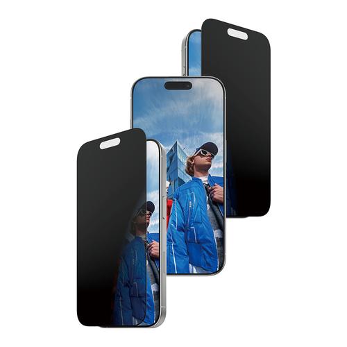 PanzerGlass ® 2-Way Privacy Screen Protector iPhone 17 | iPhone 16 Pro | Ultra-Wide Fit w. Fastfit in-a-box