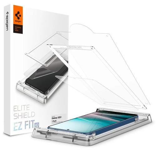 Spigen EliteShield EZ Fit Galaxy S25 Plus Screen Protector, 1 Pack