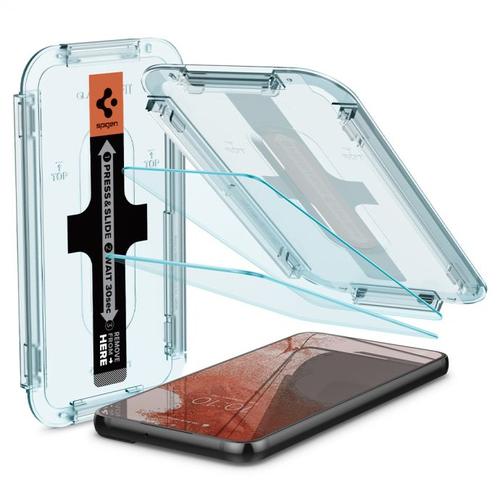 Spigen Glas.tR EZ Fit Clear screen protector for Samsung, 2 pack
