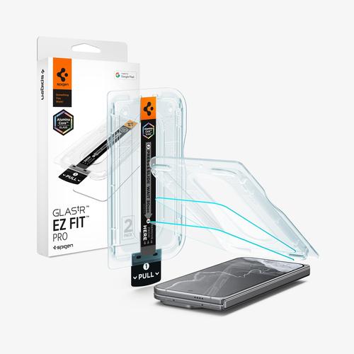 Spigen GLAS.tR EZ Fit Pro Pixel 11 Pro Fold Screen Protector 2-Pack