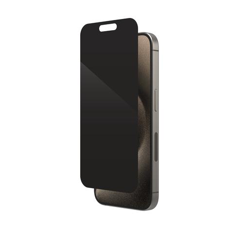 Zagg InvisibleShield Glass Elite Privacy AM E Apple iPhone 15 Pro Screen