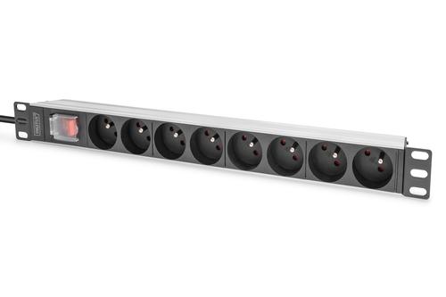 Digitus PDU 1U 8xCEE7/5 outlets 230V/16A black