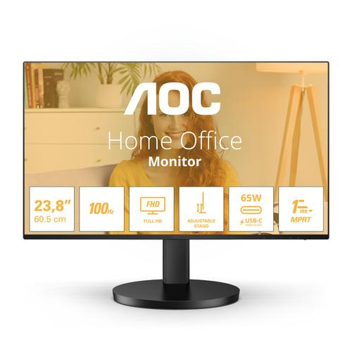 AOC B3 24B3CF2 computer monitor, 60.5 cm (23.8 inches), 1920 x 1080 pixels, Full HD LED, Black