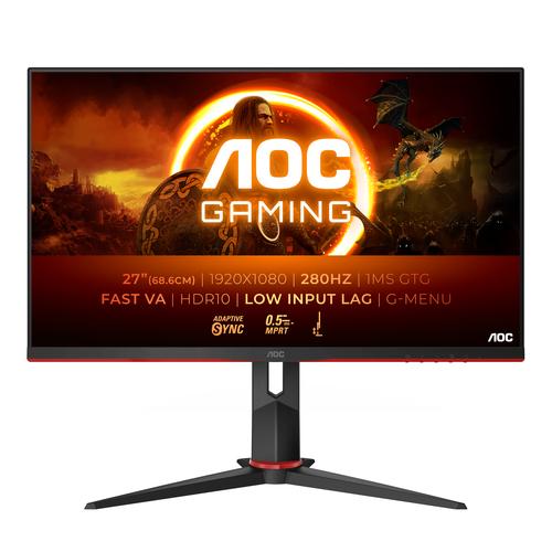 AOC G2 27G2ZN3/BK computer monitor, 68.6 cm (27), 1920 x 1080 pixels Full HD LCD, Black, Red