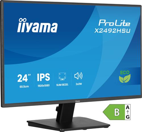 Iiyama ProLite X2492HSU-B1 computer monitor, 60