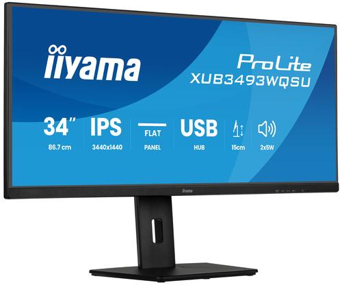 Iiyama ProLite XUB3493WQSU-B6 34-inch UWQHD IPS Panel 21:9 120 Hz Monitor
