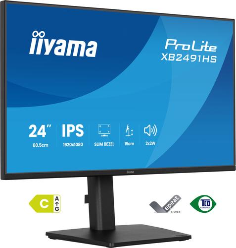 Iiyama ProLite XB2491HS-B1 computer monitor, 60
