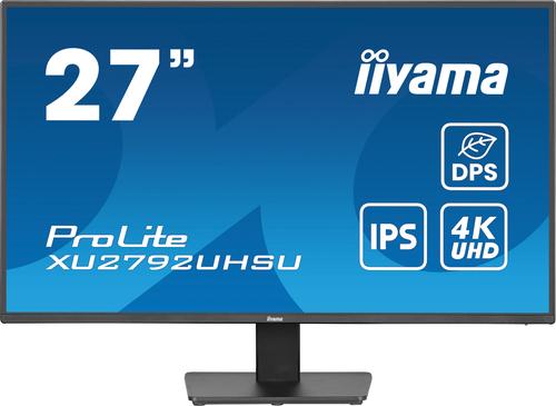 Iiyama ProLite XU2792UHSU-B6 computer monitor, 27 inches (68.6 cm), 3840 x 2160 pixels, 4K Ultra HD LED, Black