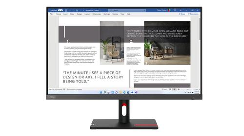 LENOVO ThinkVision S27i-30 computer monitor, 68.6 cm (27), 1920 x 1080 pixels, Full HD, LED, grey