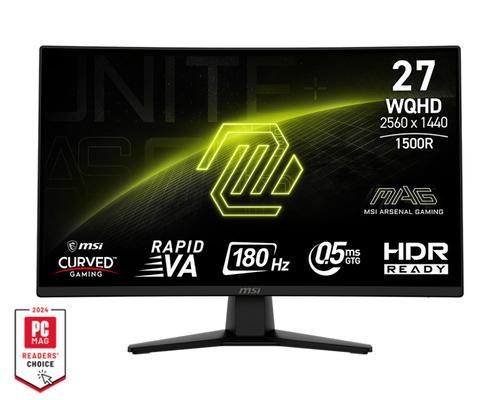MSI MAG 274CQFDE computer monitor 68.6 cm (27) 2560 x 1440 pixels Wide Quad HD Black