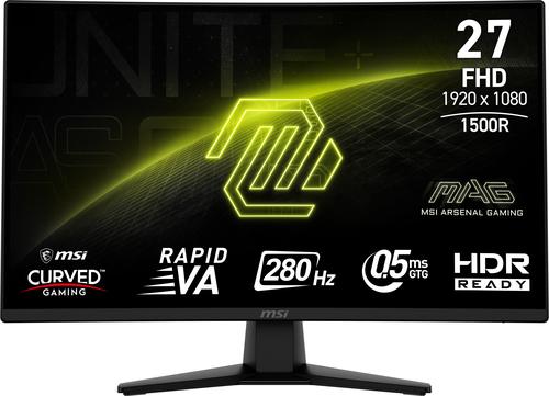 MSI MAG 274CXF computer monitor, 68.6 cm (27"), Full HD, 1920 x 1080 pixels, black