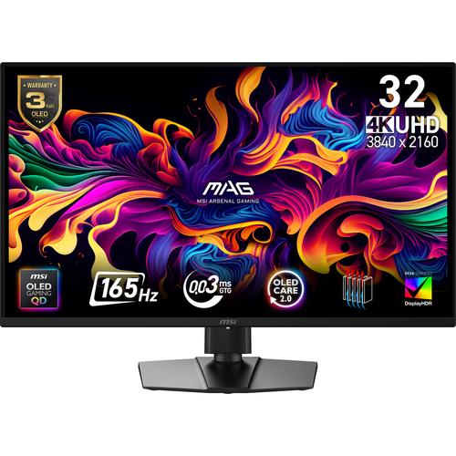 MSI MAG 322UP QD-OLED E16 - 165Hz | 4K | QD OLED | 31.5" | 0.03ms | HDR400