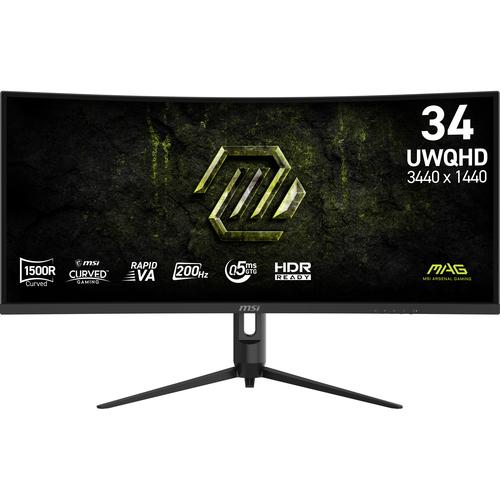 MSI MAG 342CQRF E20 computer monitor 86.4 cm (34) 3440 x 1440 pixels UltraWide Quad HD LCD Black