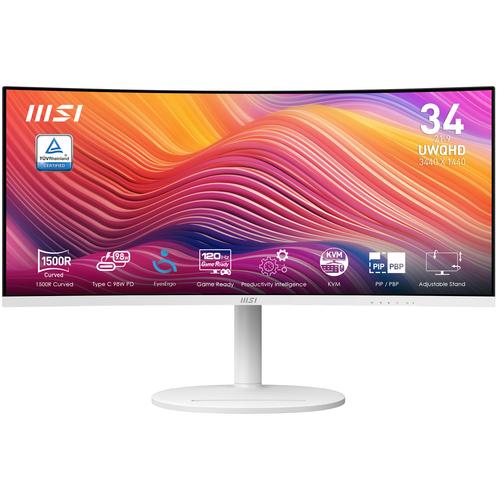 MSI Modern MD342CQPW computer monitor, 86