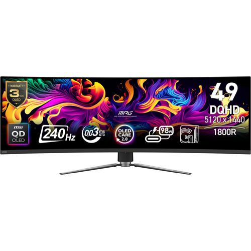 MSI MPG 491CQPXDE QD-OLED computer monitor