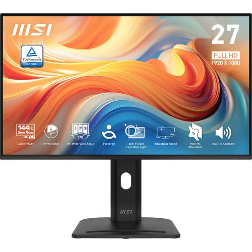 MSI PRO MP275PG E14 68.6 cm (27") Full HD LCD computer monitor, 1920 x 1080 pixels, Black