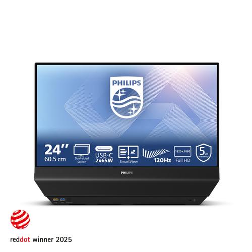 PHILIPS 24B2D5300/00 computer monitor 60.5 cm (23.8") 1920 x 1080 pixels Full HD LCD Black