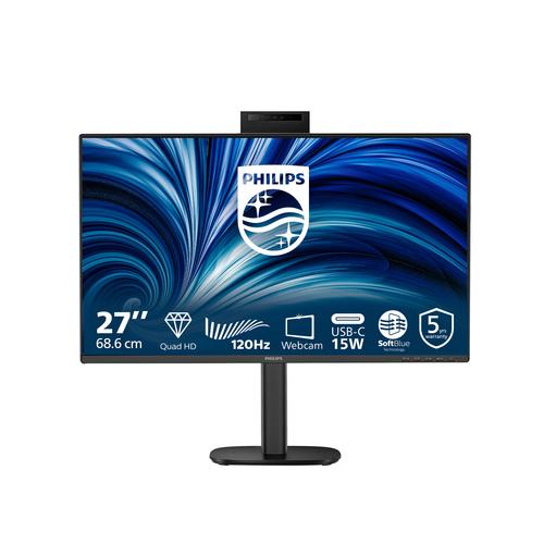PHILIPS 27B2N3500JH computer monitor, 68.6 cm (27"), 2560 x 1440 pixels Quad HD LCD, Black