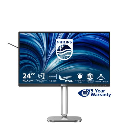 PHILIPS 4000 series 24B2N4200/00 computer monitor, 60.5 cm (23.8), 1920 x 1080 pixels Full HD LCD, grey
