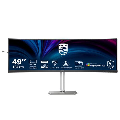 PHILIPS 5000 series 49B2U5900C/00 computer monitor, 124 cm (48.8), 5120 x 1440 pixels, Dual QHD LCD, Black