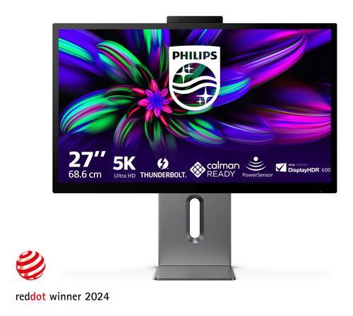 PHILIPS Brilliance 27E3U7903/00 computer monitor, 68.6 cm (27), 5120 x 2880 pixels, 5K Ultra HD LCD, grey