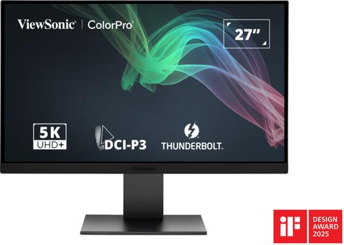 VIEWSONIC VP2788-5K 68.6 cm (27-inch) 5120 x 2880 pixels 5K Ultra HD LED Black computer monitor