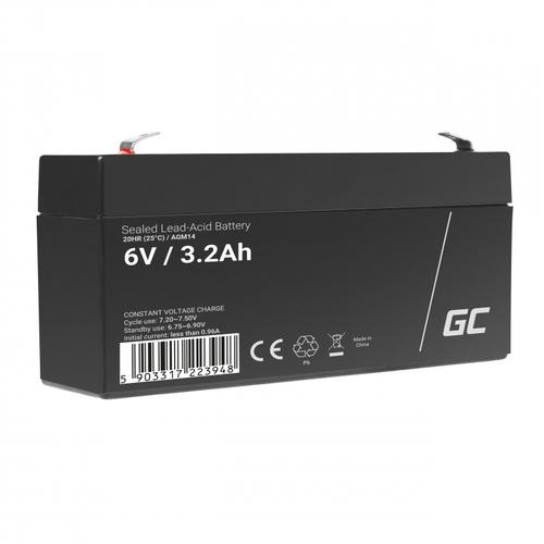 GREEN CELL AGM14 UPS battery Sealed Lead Acid (VRLA) 6 V 3.2 Ah