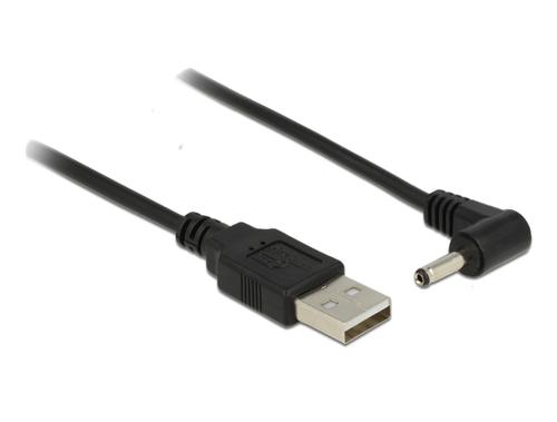 Delock USB A cable to DC 3.5 x 1.35mm St 90° 1.50m