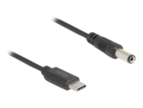 Delock USB Power Cable USB Type-C DC 5.5 x 2.1mm 1m