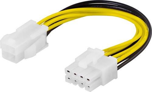 Deltaco SSI-44 power cable Yellow 0