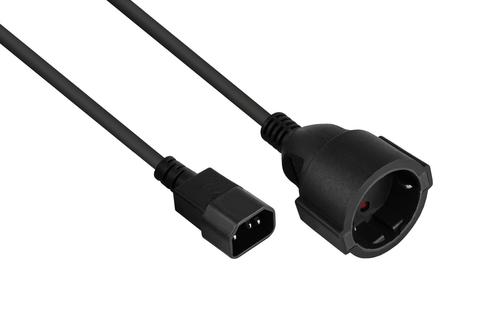 Kabelmeister Heavy-duty C14 shielded connector, 0.5m