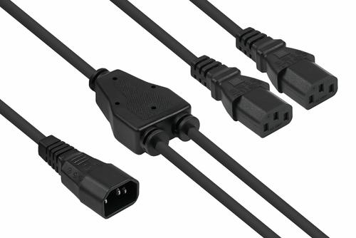 Kabelmeister Y-Circuit Extension C14- 2xC13 heavy