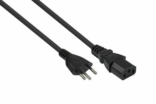 Kabelmeister Network cable Switzerland Type J SEV1011 to C13, 1.8 meters