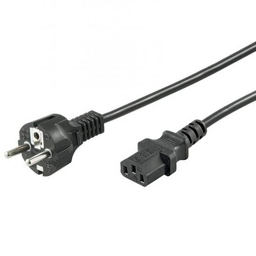 Link Accessori LINK E10274 power cable, Black, 3 m, Type E power plug, C13 coupler
