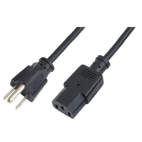 Logilink Power Cord, USA YP-12 / YC-14, black, 1.80m