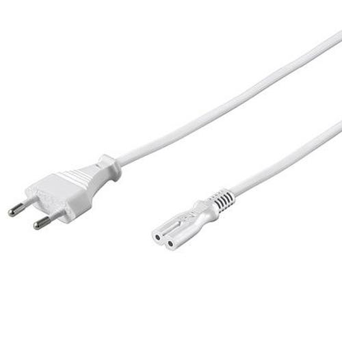 PremiumCord KPSPM3W power cable, white, 3 m
