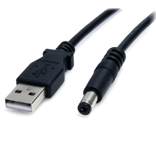 StarTech.com USB to 5.5mm Power Cable – Type M Barrel – 2m
