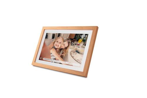 Denver PFF-1040LW digital photo frame, wood