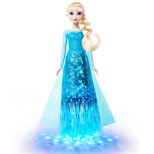 Mattel Disney Frozen Singing Elsa Fashion Doll with Lights AND amp; Music, Sings “Let It Go” in 4 Languages