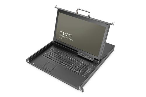 Digitus Modular Console 17" HD TFT, 1-port VGA KVM German