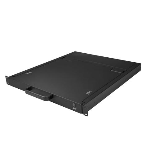 StarTech.com Rackmount KVM Console – Single Port VGA KVM with 19" LCD Monitor for Server Rack – Fully Featured Universal 1U LCD KVM Drawer w/Cables AND Hardware – USB Support – 50,000 MTBF