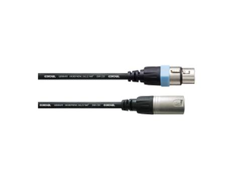Cordial CCM 0.5 m FM audio cable, XLR (3-pin), black