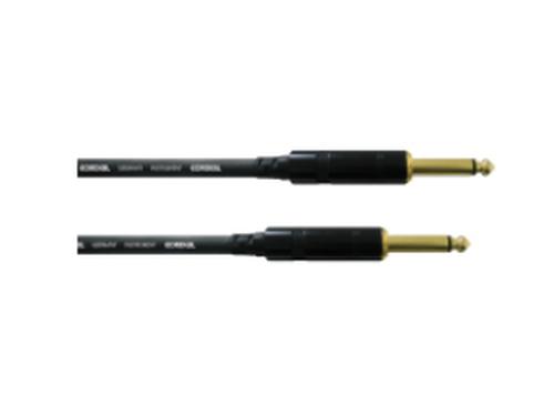 Cordial CCI 1.5 PP audio cable, 1.5 m, 6.35mm, Black