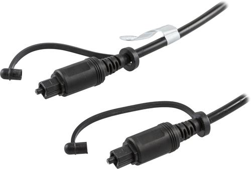 Deltaco TOTO-3 audio cable, 3 m, TOSLINK, Black