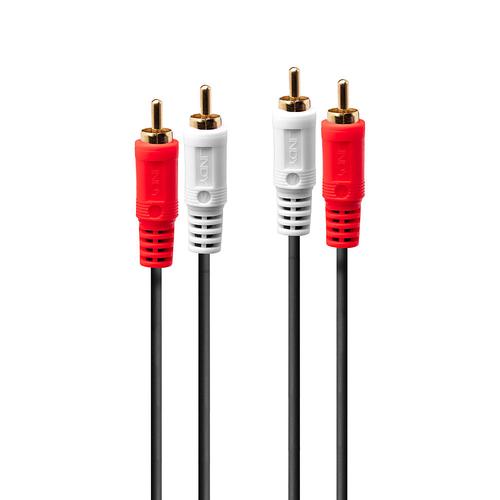 Lindy Stereo Audio Cable 2xRCA/2xRCA Male/Male 20m