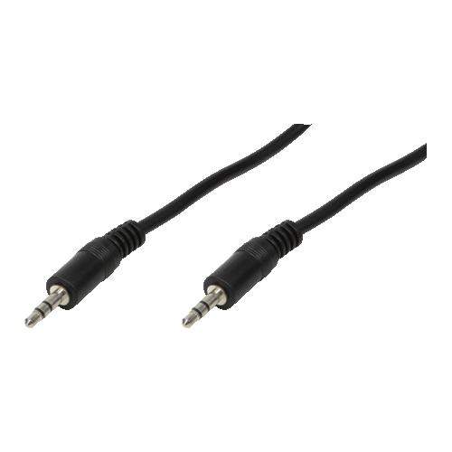 Logilink Audio cable 1x 3.5mm - 1x 3.5mm St/St 10.00m bk