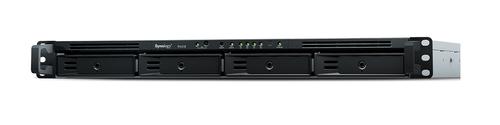 SYNOLOGY RX418 disk array rack (1U) Black, Grey