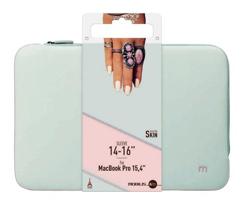 Mobilis Skin Sleeve 14-16" - Grey and pink