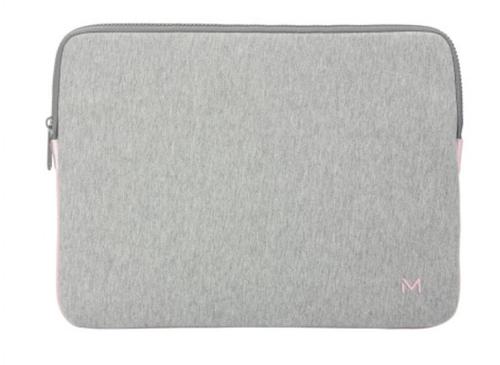 Mobilis Skin Memory Foam Sleeve 12.5-14" - Grey and pink