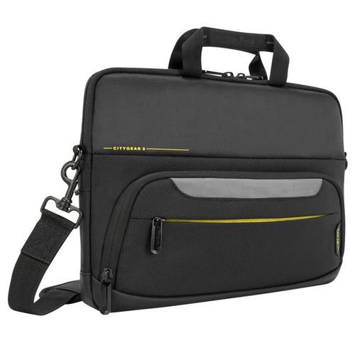 TARGUS CityGear Slim Topload Laptop Case | TSS866GL | Fits laptops up to 14" | Topload laptop | Black